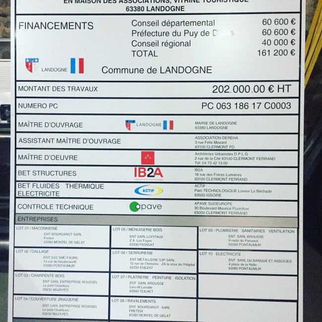 Fabricant Panneau de chantierAtelier Auvergne Comm'Unique Communication Publicité Création Fabrication Pose 23 Creuse 03 Allier 63 Puy de Dôme 87 Haute Vienne Clermont-Ferrand Vichy Montluçon Riom Chambon sur Voueize Limoges Pionsat Combrailles
