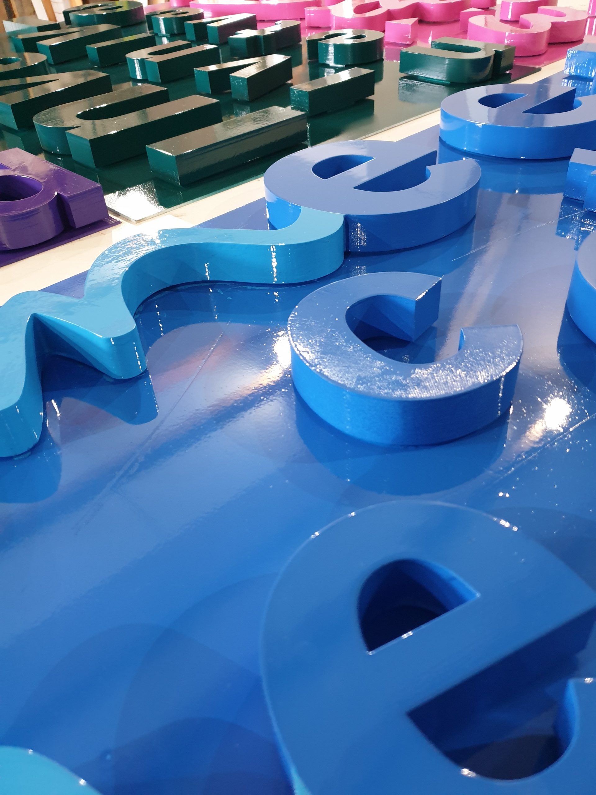 laquage lettres 3D