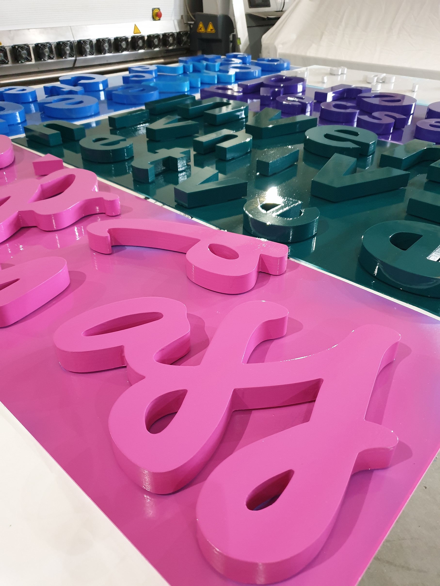 Lettres en volume 3D