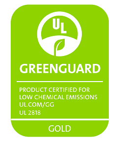 logo greenguard gold imprimante HP latex 570 Atelier comm'unique impression numérique écologique Auvergne Puy-de Dôme 63 Allier 03 Creuse 23