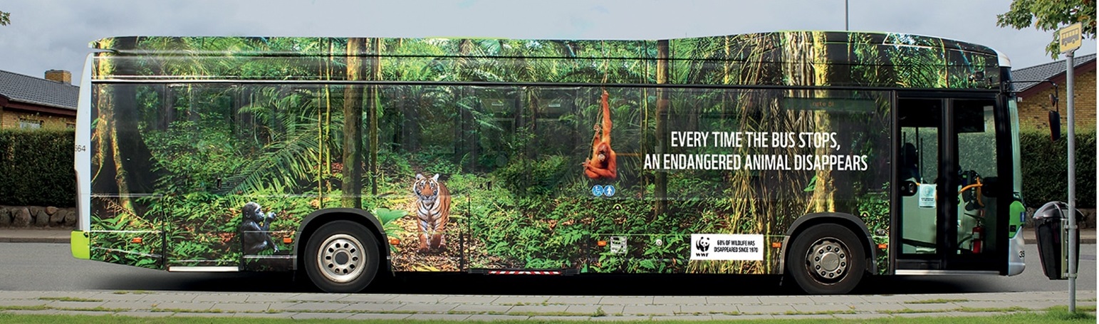 WWF prend l’autobus pour défendre la faune sauvage