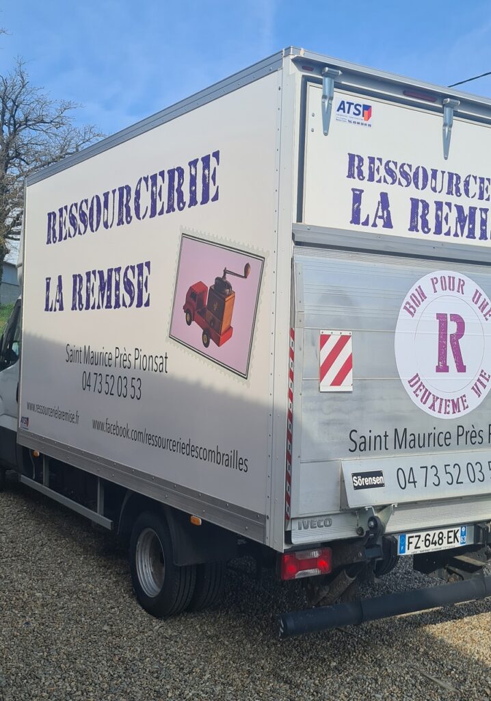 flocage publicité camion